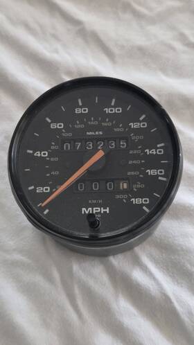 96464152700 Porsche 964 Speedometer. Manual Shift Marked In Mph Fits 89 - 92