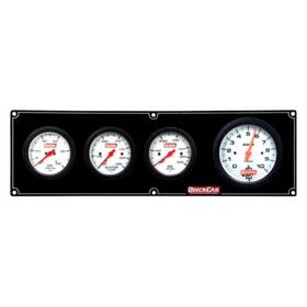 61-77413 Quickcar Racing Products - Extreme 4-gauge Panel Oil Pressure/water Temp/oil