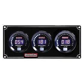 67-3016 Quickcar Racing Products - Digital 3-gauge Panel Oil Pressure/water Temp/water
