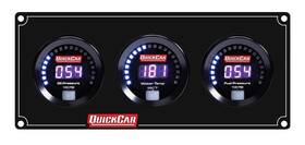 67-3018 Quickcar Racing Products Digital Fits 3 Gauge Panel Op /wt/fp100
