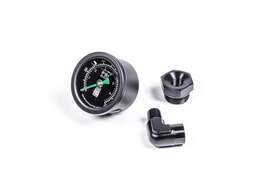 20-0386 Radium Engineering Fuel Pressure Gauge With 8an Orb Adapter 90deg