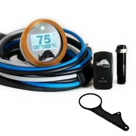 Razorback Technology 32bt-15-org 3.2 Belt Temp Gauge/left Side Mount For 20-25 Can-am X3 Base - Orange