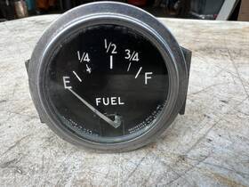 25255218 Rochester 1950s/60s Vintage Fuel Gauge Hot Rod Gas Stewart Warner 6v 25255218 Rochester 1950s/60s Vintage Fuel Gauge Hot Rod Gas Stewart Warner 6v