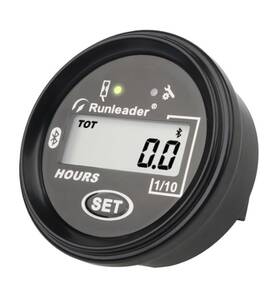 Rl-hm069d Runleader Ac 8-50v/dc 8-65v Digital Bluetooth Hour Meter Reminders For Lawn Mower Tractor