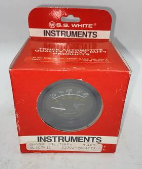 Hg105 S.s. White Electric Water Temperature Gauge New