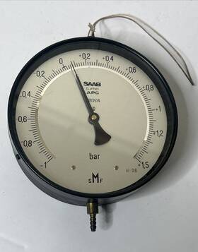 Saab 8393514 Genuine Oem Turbo Apc Air Pressure Control Boost Gauge Meter