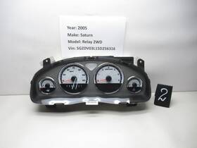 Vp5hff-10a855-ad Saturn 2005-2007 Relay Speedometer Cluster Oem