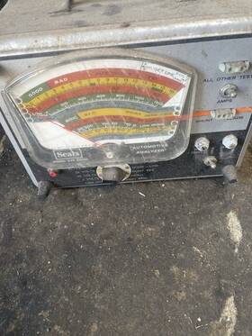 21032 Sears Antique Tachometer Model 244