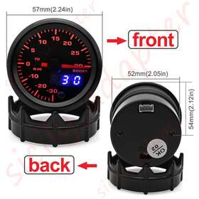 Sicily Adapter 731938860847 2 Inch 52mm 7 Color Psi Turbo Boost Gauge Sensor Analog/digital Dual Display Auto M Sicily Adapter 731938860847 2 Inch 52mm 7 Color Psi Turbo Boost Gauge Sensor Analog/digital Dual Display Auto M