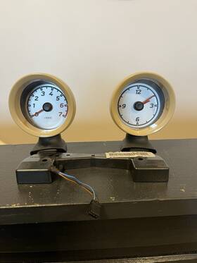 A4515401111 Smart A4515401511 07-10 Fortwo 451 Dash Clock Gauge Tachometer With Tan Bezels