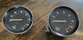 2414 Smiths 2414/01f Two Triumph Spitfire 1500 Original Tachometer Rvc Electric Tachs