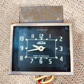 Adb-3628 Smiths Vintage Classic Car Clock With Light Jaeger / Austin Healey 60x50x40mm In Box