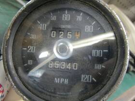 Bha5084 Smiths Mg Mgb Speedometer With Reset Cable 1971-1972 Only Sn5231/00