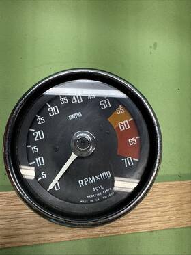 Rv1433 Smiths Rv1433/00 Rvi 1433/00 Tachometer Mg Mgb Midget Sprite Gauge
