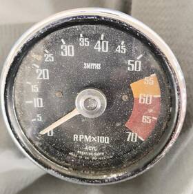 Rvi1433 Smiths Rvi1433/01 Original Mg Midget Mkiii Austin Healey Sprite Mkiv Tachometer Gauge #rvi 1433/01