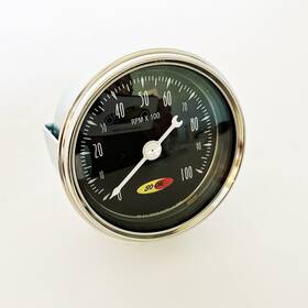 62655n So-cal Speed Shop Hot Rod Tachometer - Socal 3 3/8 Inch Dia