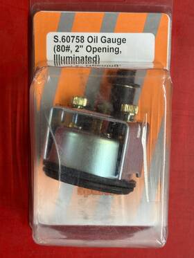 S.60758 Sparex Universal Oil Pressure Gauge 2 Inch Opening For Tractor Auto Truck