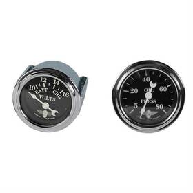 9101832 Speedway Motors Stewart Warner Wings Voltmeter And Oil Pressure Gauges Black 9101832 Speedway Motors Stewart Warner Wings Voltmeter And Oil Pressure Gauges Black