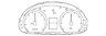 906-900-81-03 Sprinter 2500 3500 Genuine Instrument Cluster