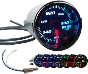 Rsc464 Sreuoil 52mm Water Temp Gauge 7 Color Tinted 2 Inch -1/16 Temperature Meter 100-300