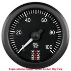 2.0625 St3302 Stack Analog Gauge W Pro Stepper Motor Black 52.4mm Range 0