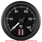 2.0625 St3309 Stack Analog Gauge W Pro Stepper Motor Black 52.4mm Range 40
