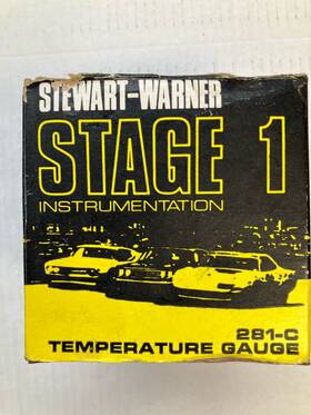 281-c Stewart Warner Nos Temperature Gauge 2 1/8 Inch - Stage 1 Series