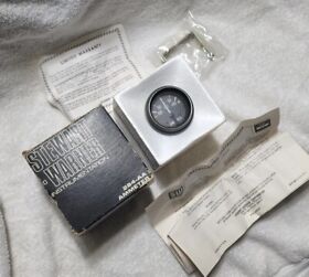 100-0-100 Stewart Warner 284-aa Ammeter Gauge Round New Old Stock