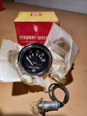 306-dd Stewart Warner Nos Vintage Heavy Duty Oil Pressure Gauge Part 2.25 Inch Dia 306-dd Stewart Warner Nos Vintage Heavy Duty Oil Pressure Gauge Part 2.25 Inch Dia
