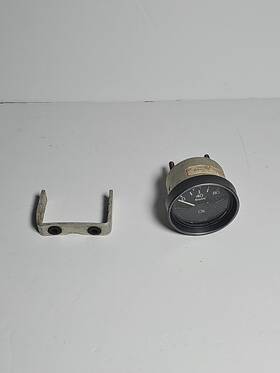306dc-s8 Stewart Warner Vintage Stewart-warner Sw 0-80 Psi Electric Oil Pressure Gauge With Bracket