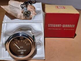 311-hj Stewart Warner Nos Vintage Elec Oil Temperature Gauge 12v 311 Hj 311-hj Stewart Warner Nos Vintage Elec Oil Temperature Gauge 12v 311 Hj