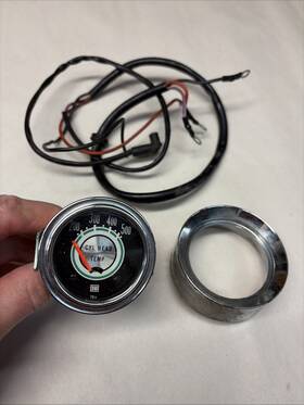 311jj-p6 Stewart Warner Vintage Sw Cyl Head Temp Gauge Made In Usa 14