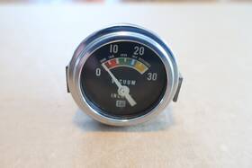 355a-f2 Stewart Warner 2-1/4 Inch Vacuum Gauge #427265 0-30 Works