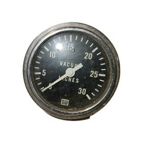 355bf9 Stewart Warner 82411 Vintage 2 5/8 Inch 30 Lb. Vacuum Gauge Driver Survivor Rat Hot Rod