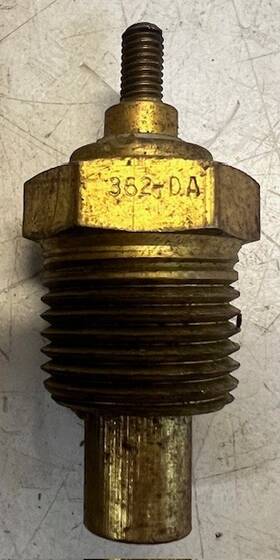 362-d Stewart Warner Temperature Sending Unit Used For Automotive Engines