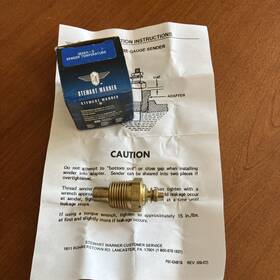 362ah-d Stewart Warner Nos Temperature Sender 240f 1/2 Inch Npt