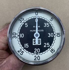 408858 Stewart Warner Vintage Stewart-warner Sw Portable Handheld Tachometer 0-4000 Rpm P/n