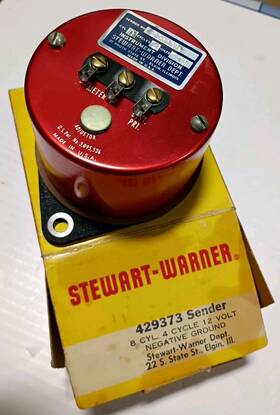 429373 Stewart Warner Nos Vintage Sender No For Tachometer 1960s