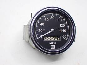 550bp Stewart Warner Vintage 160 Mph Speedometer 160mph Hot Rod Muscle Car Real Deal