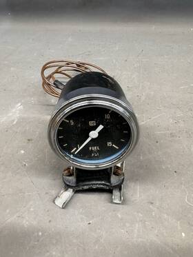 7169iafy2 Stewart Warner Vintage Fuel Pressure Gauge Drag Racing Rat Hot Rod Ford Chevy