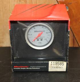 119585 Stewart Warner 722628208186 Maximum Performance Brake Gauge P/n 2 Inch New