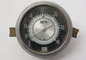 813722 Stewart Warner Vintage Greenline Green Line Speedometer See Photos