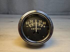 822819 Stewart Warner Vintage Original Sw Amp Ampere Gauge - Auto Nos 822819 Stewart Warner Vintage Original Sw Amp Ampere Gauge - Auto Nos