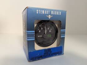 82359 Stewart Warner Vintage Heavy-duty Plus Series Ammeter Amp Battery Gauge