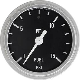82405 Stewart Warner 2-5/8 Deluxe Mechanical Race Fuel Pressure Gauge