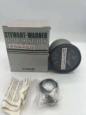 824263 Stewart Warner Vintage Stage 3 Iii 0-160 Mph Inch Speedometer 550ez Read