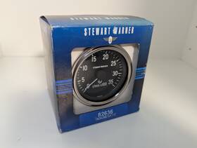 82636 Stewart Warner Vintage Tach Electric Tachometer 0-3500 Rpm Nos Nice