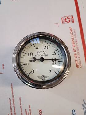 82671 Stewart Warner Vintage Wings Electric Tachometer / Tach 82671 Stewart Warner Vintage Wings Electric Tachometer / Tach