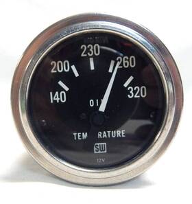 827271 Stewart Warner Vintage Sw Gauge In Dash 2-1/6 Inch Electric Oil Temperature 140-320 827271 Stewart Warner Vintage Sw Gauge In Dash 2-1/6 Inch Electric Oil Temperature 140-320