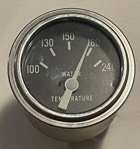 828011 Stewart Warner 12v Water Temperature Gauge